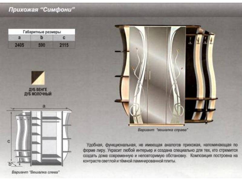 прихожая прямая симфони в Волжском
