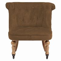 кресло amelie french country chair коричневое в Волжском