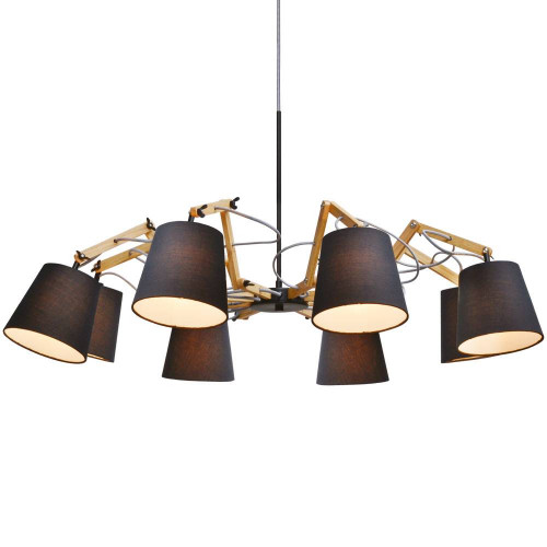 подвесная люстра arte lamp pinoccio a5700lm-8bk в Волжском