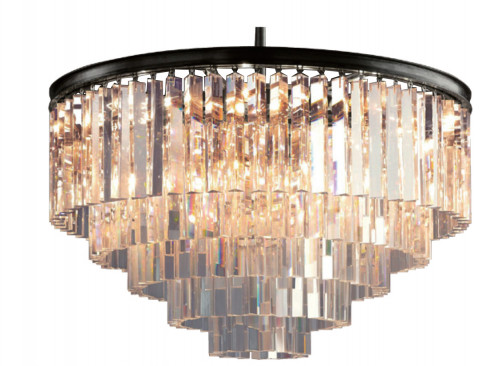 люстра odeon 5 rings черное основание в Волжском