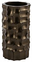 ваза в виде цилиндра с рельефным декором 60 см nugget коричневая в Волжском
