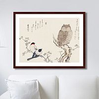 картина: smart owl watching, 1793г. в Волжском