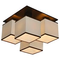 потолочная люстра arte lamp quadro a4402pl-4bk в Волжском