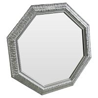 зеркало серебряное восьмиугольное с декором sparkle silver в Волжском