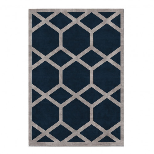 ковер ahston blue 150x220 синий в Волжском