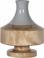 ваза настольная rustic chic vase grey wood в Волжском