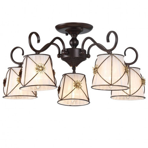 потолочная люстра arte lamp 72 a5495pl-5br в Волжском