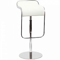 барный стул lem style piston stool белая кожа в Волжском