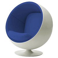 детское кресло eero ball chair бело-синее в Волжском