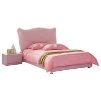 кровать pink leather kitty 120х200 в Волжском