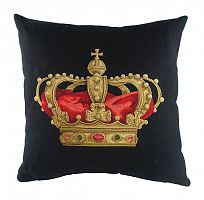 подушка с картинкой короны king crown black в Волжском