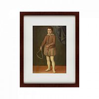 картина: portrait of a boy holding a tennis racket and ball, 1600 в Волжском