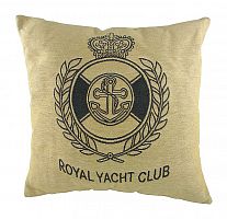 подушка с гербом королевского royal yacht club в Волжском