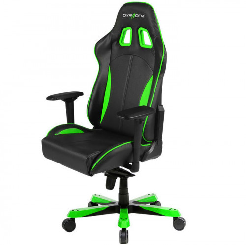 кресло геймерское dxracer king ks57 черно-зеленое в Волжском