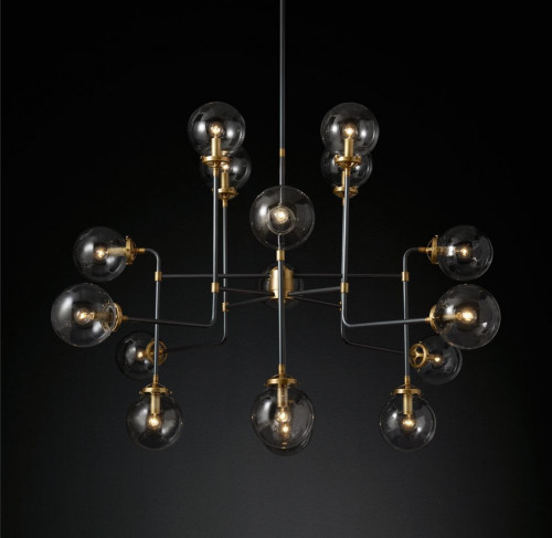 люстра bistro 16 черная, бронза в Волжском