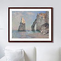 картина: the rock needle and the porte d'aval, 1885г. в Волжском