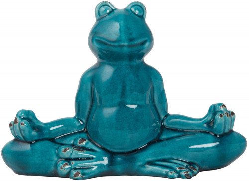 декор frog blue meditation в Волжском