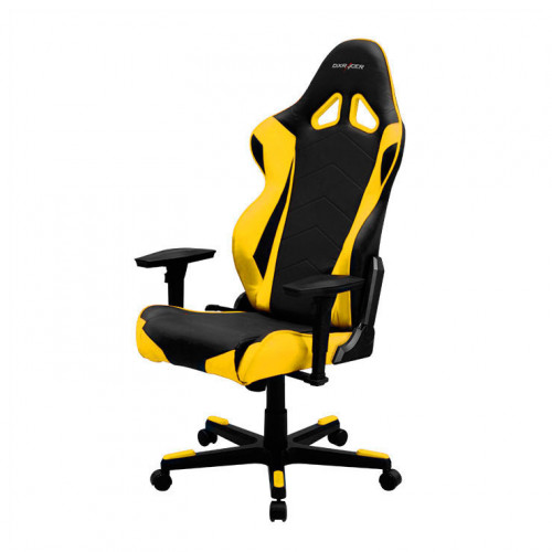 кресло геймерское dxracer racing re0 черно-желтое в Волжском