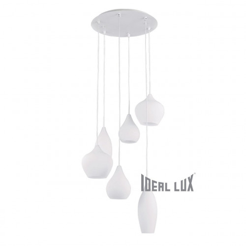 подвесная люстра ideal lux soft sp6 bianco в Волжском