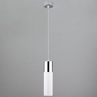 подвесной светильник eurosvet double topper 50135/1 led хром/белый в Волжском