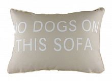 подушка с надписью no dogs on this sofa в Волжском