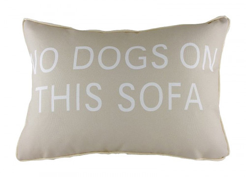 подушка с надписью no dogs on this sofa в Волжском