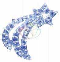 светодиодная фигура летящая звездочка 62см в Волжском