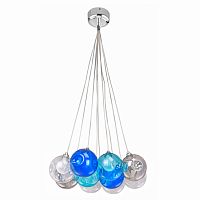люстра bocci blue 10 прозрачное, голубое, пепельное стекло в Волжском