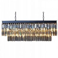 люстра odeon l80 black&glass черная, прозрачное в Волжском