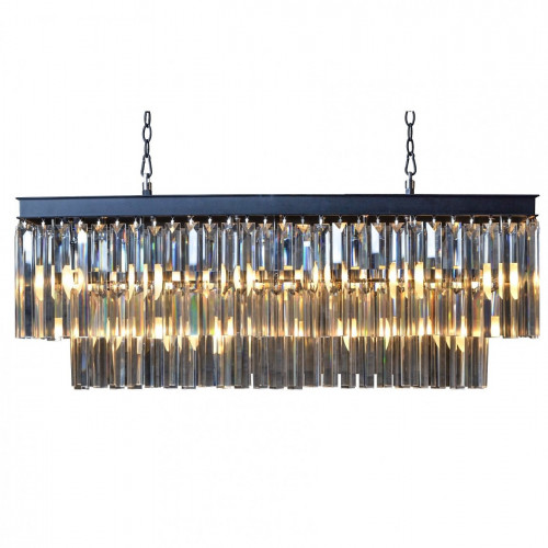 люстра odeon l80 black&glass черная, прозрачное в Волжском