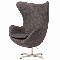 кресло egg chair серое в Волжском