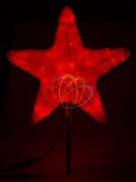 светодиодная фигура звезда красная в Волжском