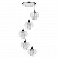 дизайнерская подвесная люстра spot light cordia 1192528 хром в Волжском