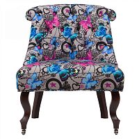 кресло мягкое amelie french country chair бабочки в Волжском