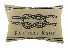 подушка с морским узлом nautical knot natural в Волжском