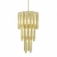 люстра gigi 7 gold от delight collection прозрачная/золото в Волжском