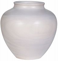 ваза деревянная объемная 27 см vanessa белая в Волжском