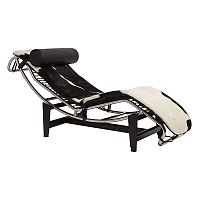 шезлонг chaise longue lc4 черно-белый в Волжском