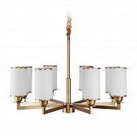 люстра brch9040-8 от delight collection белая/золото в Волжском