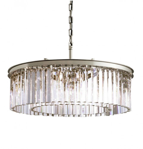 люстра prism silver 80 серебро, прозрачное стекло в Волжском