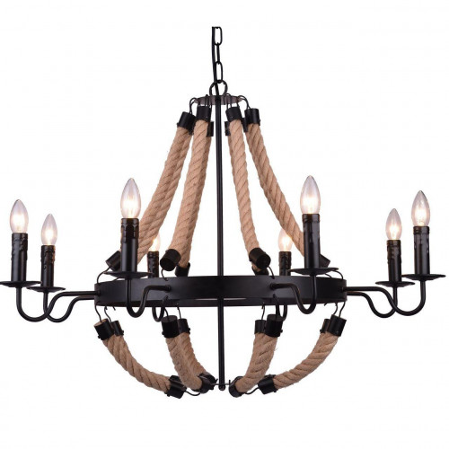 подвесная люстра arte lamp marsiglia a8956lm-8bk в Волжском