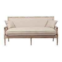 диван auguste salon bench with burlap прямой бежевый в Волжском