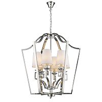 люстра presidential 6 от delight collection белая/никель в Волжском