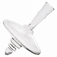 ваза стеклянная в виде юлы 30 см humming в Волжском