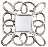 зеркало серебряное квадратное в фигурной раме silver swirl frame от rvastley в Волжском