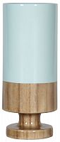 ваза настольная rustic chic tube blue wood в Волжском