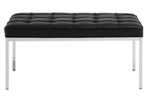 скамья bench черная кожа в Волжском