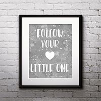 постер follow heart а4 в Волжском