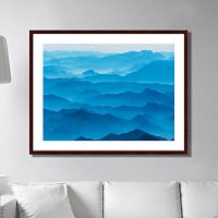 картина: mountain silhouettes in the brandenburg alps, austria в Волжском