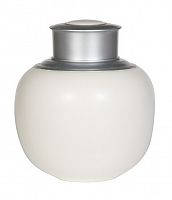 ваза керамическая с крышкой 12 см irene белая в Волжском